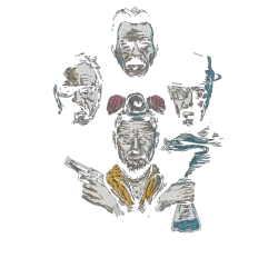 Estampado de walter rhapsody