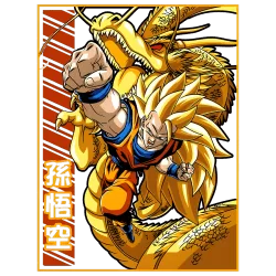 Estampado de Son Goku fase 3