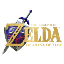 Estampado de Zelda ocarina logos