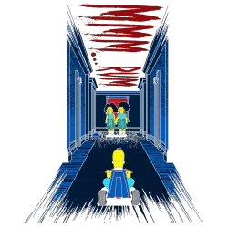 Estampado de El resplandor de homero