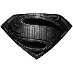 Estampado de Superman black suit