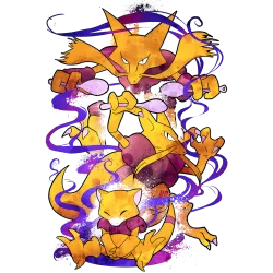 Estampado de Abra Kadabra Alakazam