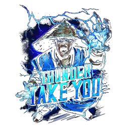 Estampado de Thunder take you