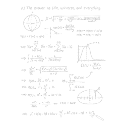 Estampado de El significado de la vida