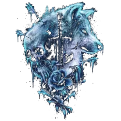 Estampado de Winter is coming blue